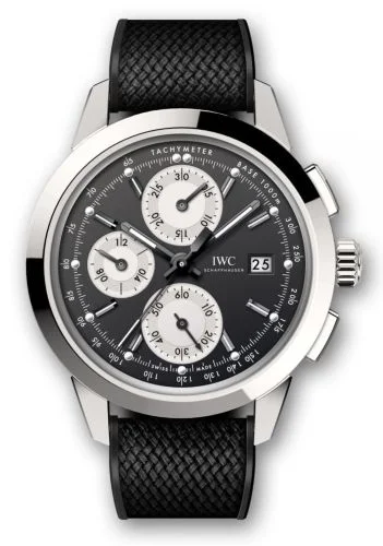 IWC - IW3808-BW Ingenieur Chronograph Custom Stainless Steel / Black-Silver-Black / Rubber
