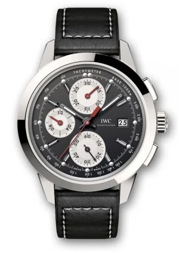 IWC - IW3808-BY Ingenieur Chronograph Custom Stainless Steel / Black-Silver-Red / Calf