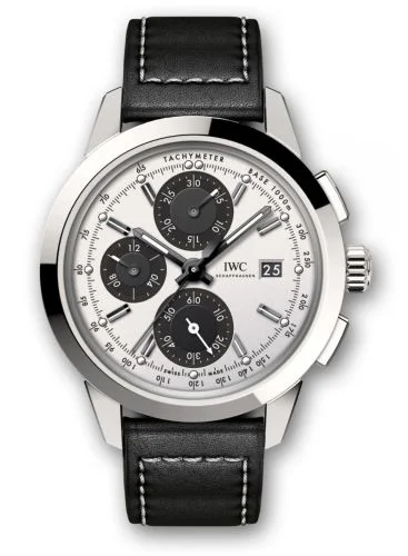 IWC - IW3808-CD Ingenieur Chronograph Custom Stainless Steel / Silver-Black-Black / Calf