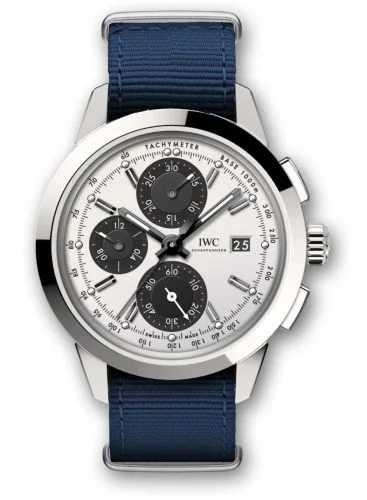 IWC - IW3808-CJ Ingenieur Chronograph Custom Stainless Steel / Silver-Black-Black / NATO