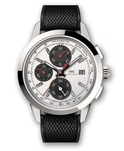 IWC - IW3808-CN Ingenieur Chronograph Custom Stainless Steel / Silver-Black-Red / Rubber