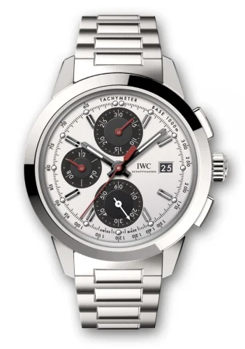 IWC IWC - IW3808-CO Ingenieur Chronograph Custom Stainless Steel / Silver-Black-Red / Bracelet