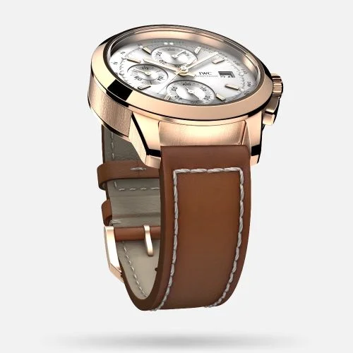 IWC IWC - IW3808-CT Ingenieur Chronograph Custom Red Gold / Silver-Gold / Calf