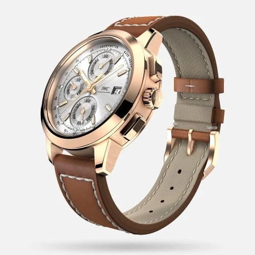 IWC IWC - IW3808-CT Ingenieur Chronograph Custom Red Gold / Silver-Gold / Calf