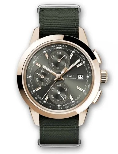 IWC - IW3808-DB Ingenieur Chronograph Custom Red Gold / Green-Gold / NATO