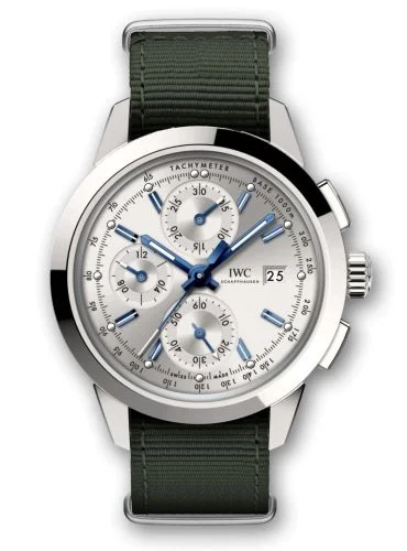 IWC - IW3808-DC Ingenieur Chronograph Custom Stainless Steel / Silver-Blue / NATO