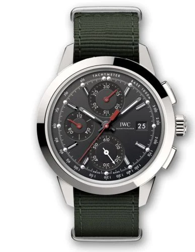IWC - IW3808-DD Ingenieur Chronograph Custom Stainless Steel / Black-Red / NATO