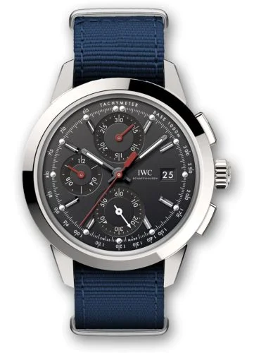 IWC - IW3808-DE Ingenieur Chronograph Custom Stainless Steel / Black-Red / NATO