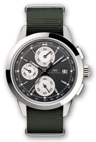 IWC - IW3808-DG Ingenieur Chronograph Custom Stainless Steel / Black-Silver-Black / NATO