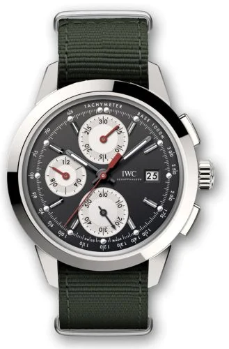 IWC - IW3808-DI Ingenieur Chronograph Custom Stainless Steel / Black-Silver-Red / NATO