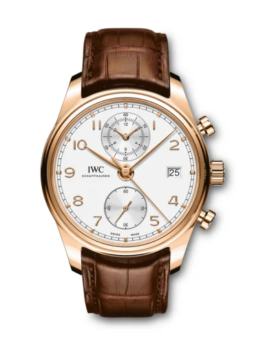 IWC - IW3903-01 Portugieser Chronograph Classic Red Gold / Silver