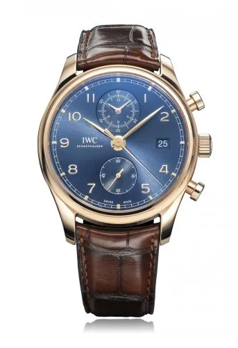 IWC - IW3903-05 Portugieser Chronograph Classic Red Gold / Blue / Bucherer