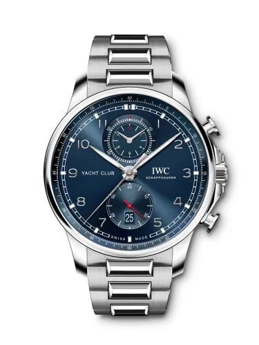 IWC - IW3907-01 Portugieser Yacht Club Chronograph Stainless Steel / Blue / Bracelet