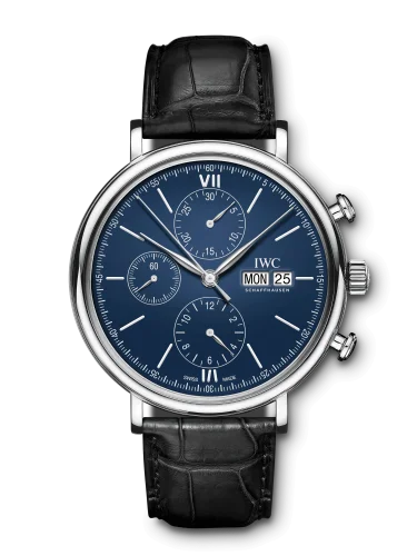 IWC - IW3910-23 Portofino Chronograph 150 Years Stainless Steel / Blue