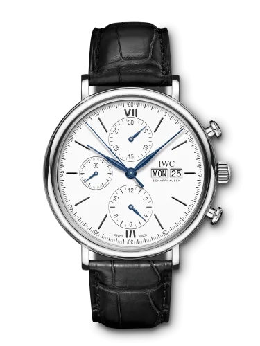 IWC - IW3910-24 Portofino Chronograph 150 Years Stainless Steel / White