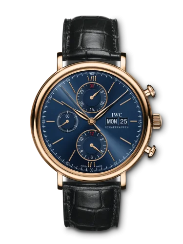 IWC - IW3910-35 Portofino Chronograph Red Gold / Blue