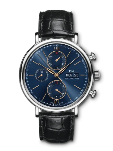 IWC - IW3910-36 Portofino Chronograph Stainless Steel / Blue
