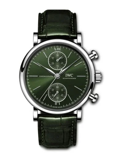 IWC - IW3914-05 Portofino Chronograph 39 Stainless Steel / Green