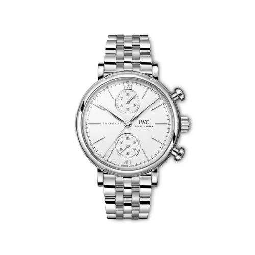 IWC Portofino Chronograph 39 Stainless Steel / Silver / Bracelet
