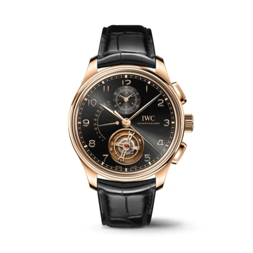 IWC IWC - IW3940-09 Portugieser Tourbillon Rétrograde Chronograph Armor Gold / Black