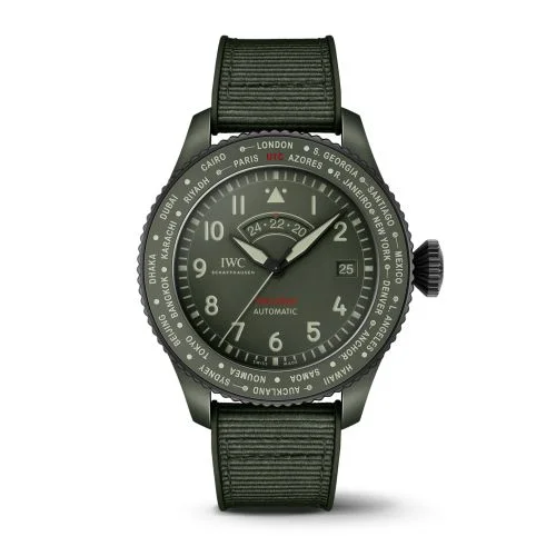 IWC - IW3956-01 Pilot’s Watch Timezoner Top Gun Woodland
