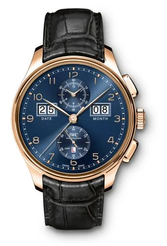 IWC - IW3972-04 Portugieser Perpetual Calendar Digital Date-Month Edition "75th Anniversary" Red Gold / Blue