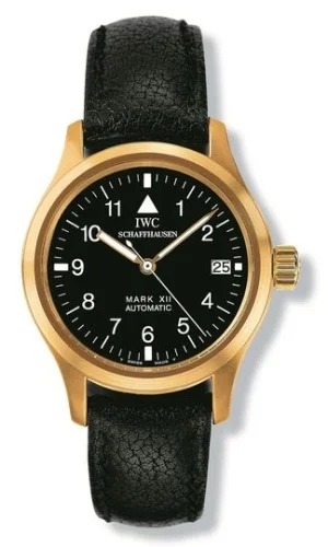 IWC IWC - IW4421-03 Lady Pilot's Watch Mark XII Yellow Gold / Black / Strap