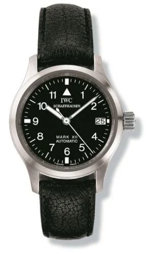 IWC Lady Pilot's Watch Mark XII Stainless Steel / Black / Strap