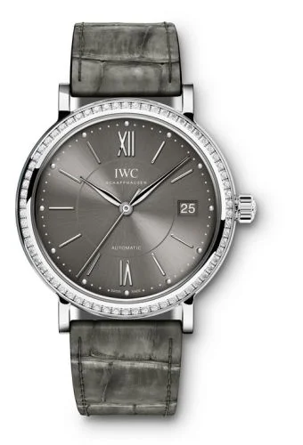 IWC - IW4581-04 Portofino Automatic 37 Stainless Steel / Diamond / Ardoise