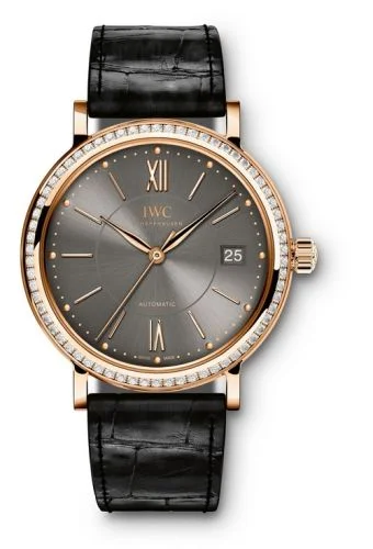IWC - IW4581-08 Portofino Automatic 37 Red Gold / Diamond / Ardoise