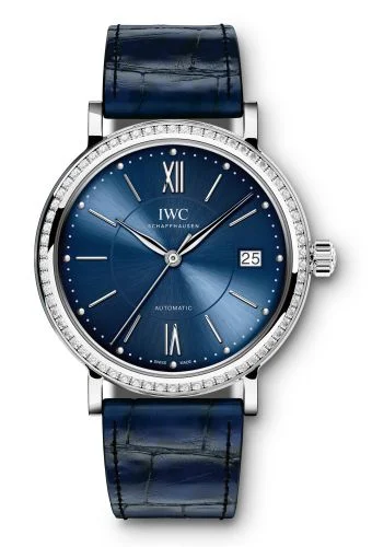 IWC - IW4581-11 Portofino Automatic 37 Stainless Steel / Diamond / Blue
