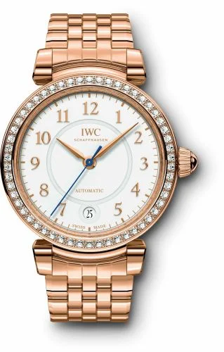 IWC - IW4583-10 Da Vinci 36 Automatic Red Gold / Diamond / Silver / Bracelet