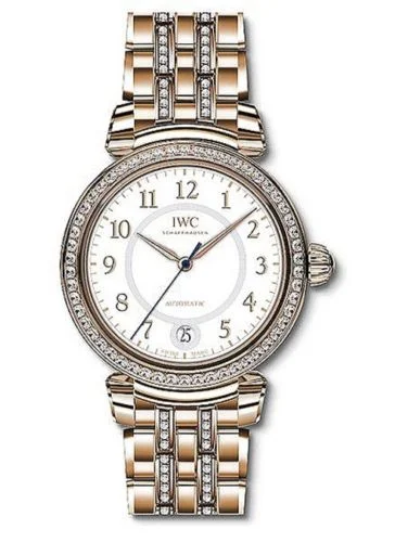 IWC - IW4583-15 Da Vinci 36 Automatic Red Gold / Diamond / Silver / Bracelet