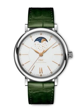 IWC - IW4590-13 Portofino Automatic Moon Phase 37 Stainless Steel / Silver