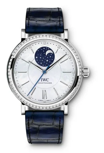 IWC - IW4590-01 Portofino Automatic Moon Phase 37 Stainless Steel / Diamond / MOP