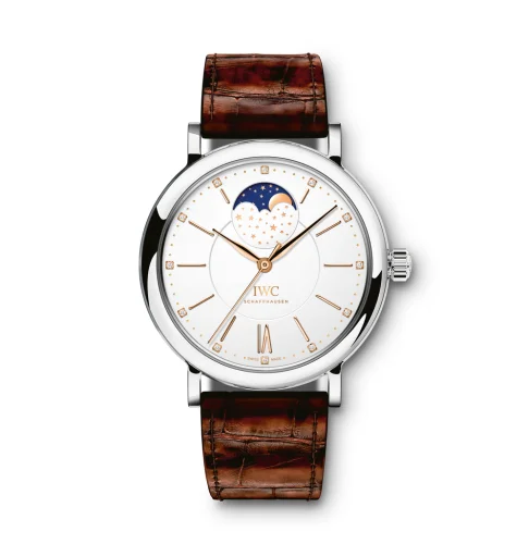 IWC - IW4590-11 Portofino Automatic Moon Phase 37 Stainless Steel / Silver