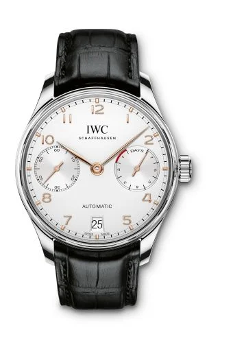 IWC - IW5007-04 Portugieser Automatic 5007 Stainless Steel / Silver - Gold Numerals