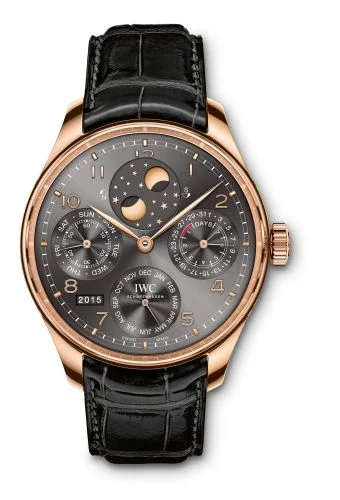 IWC - IW5034-04 Portugieser Perpetual Calendar Double Moon Red Gold / Ardoise