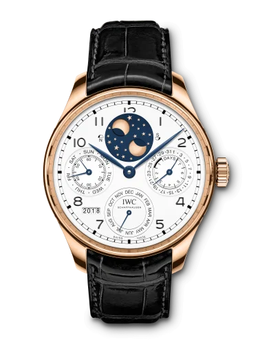 IWC - IW5034-05 Portugieser Perpetual Calendar Double Moon “150 Years” Red Gold / White