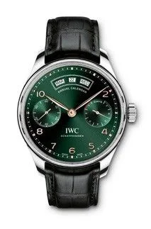 IWC IWC - IW5035-10 Portugieser Annual Calendar Stainless Steel / Green / Middle East