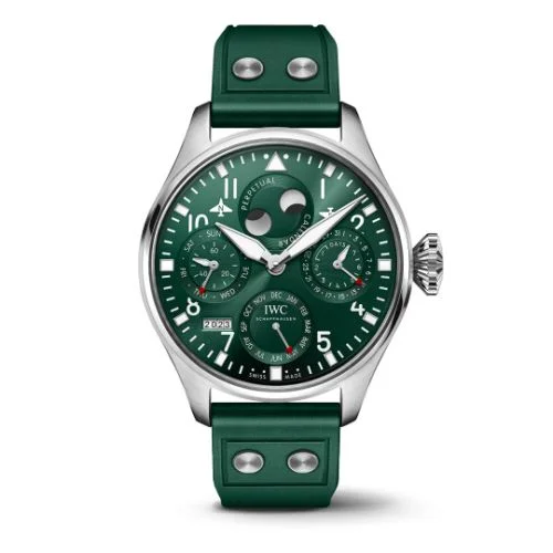 IWC - IW5036-08 Big Pilot's Watch Perpetual Calendar Stainless Steel / Green