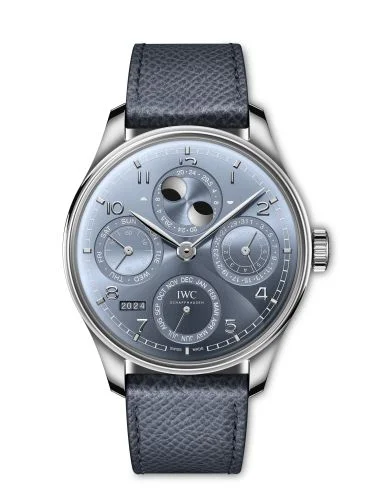 IWC Portugieser Perpetual Calendar 44 White Gold / Ice Blue