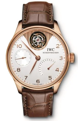 IWC Portugieser Tourbillon Mystere Rose Gold / Silver