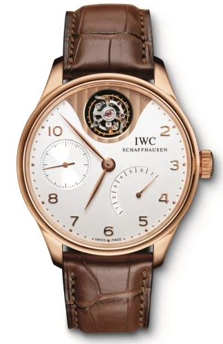 IWC IWC - IW5042-02 Portugieser Tourbillon Mystere Rose Gold / Silver