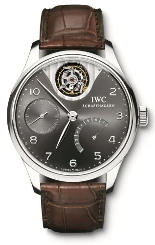 IWC Portuguese Tourbillon Mystere White Gold / Ardoise