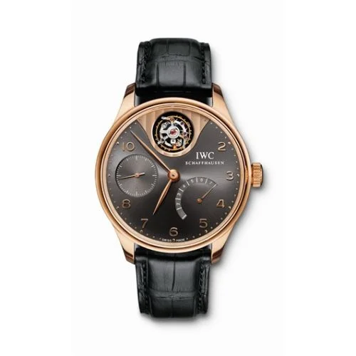 IWC Portuguese Tourbillon Mystere Red Gold / Ardoise