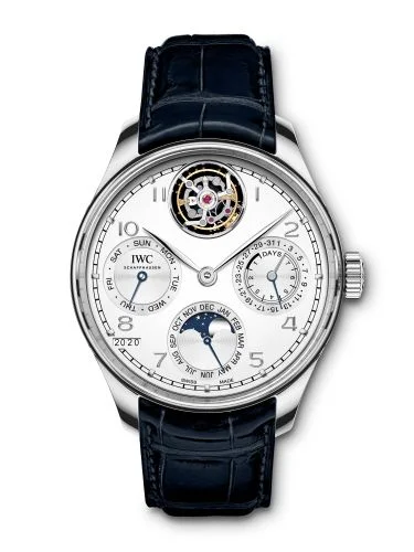 IWC - IW5045-05 Portuguese Perpetual Calendar Tourbillon Platinum / Silver