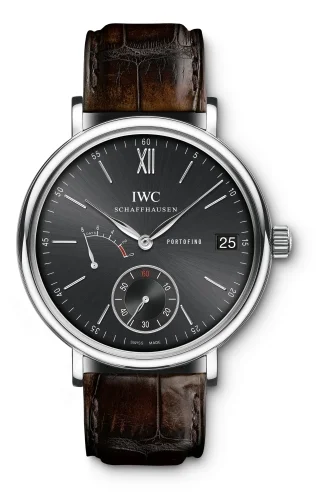 IWC IWC - IW5101-02 Portofino Hand-Wound Eight Days Stainless Steel / Black