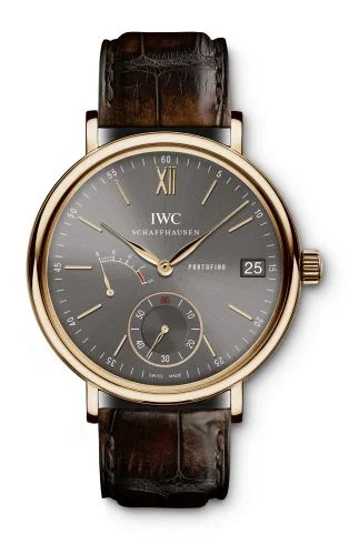 IWC Portofino Hand-Wound Eight Days Red Gold / Ardoise