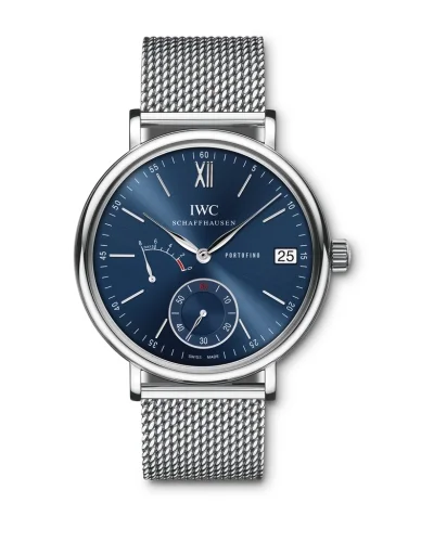IWC IWC - IW5101-16 Portofino Hand-Wound Eight Days Stainless Steel / Blue / Milanese